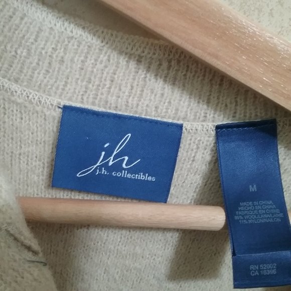 J.H collectibles camel vest size M 89% wool (AE9) - Picture 3 of 4